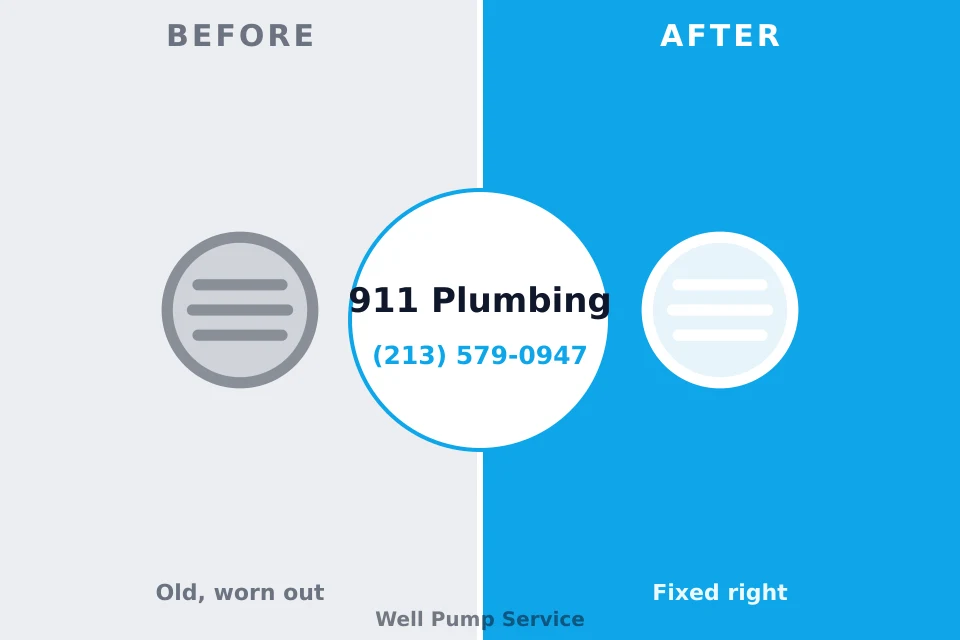 Before and after: plumbing repair Heritage Lake, IN